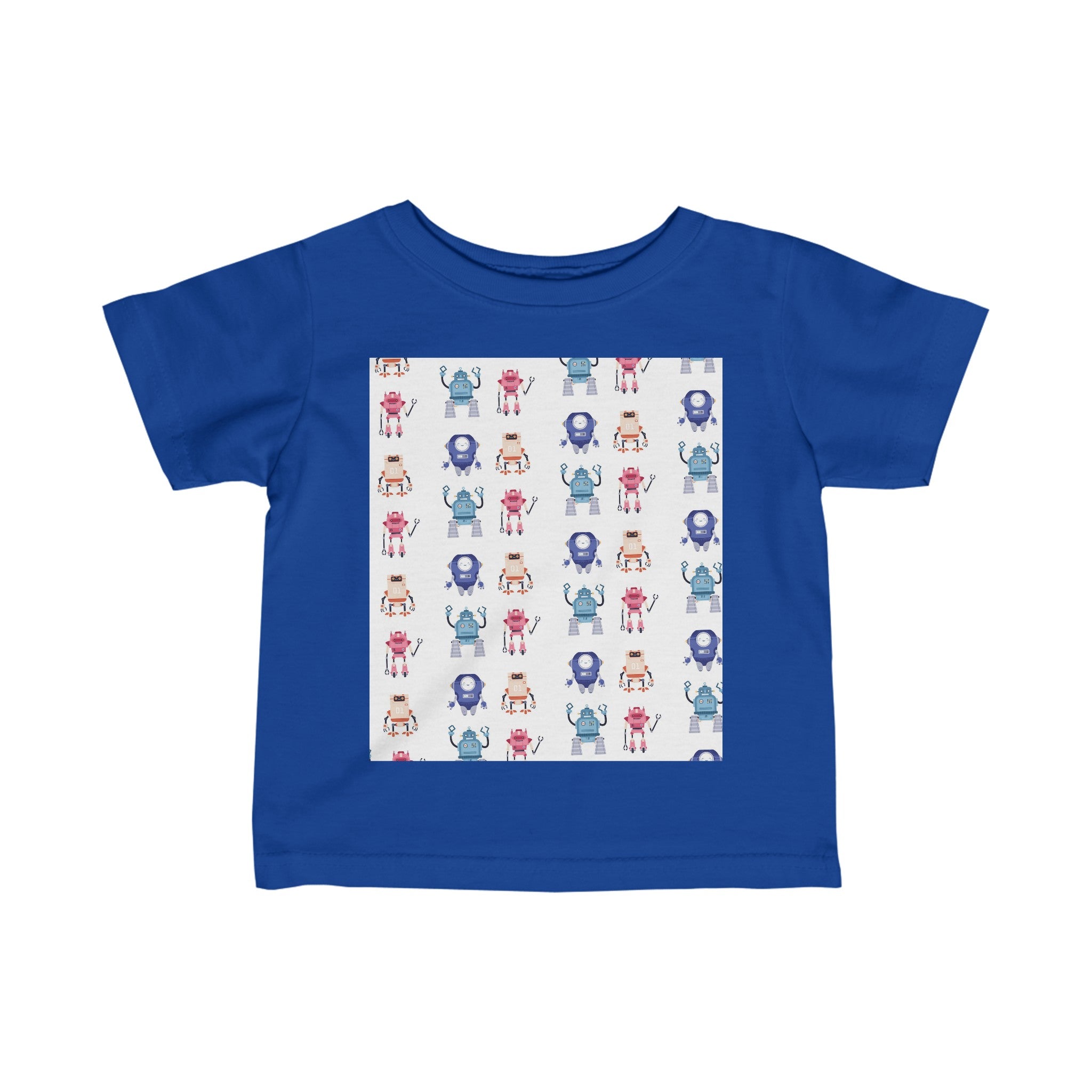The Robot Pattern 2.0 Infant Jersey Tee